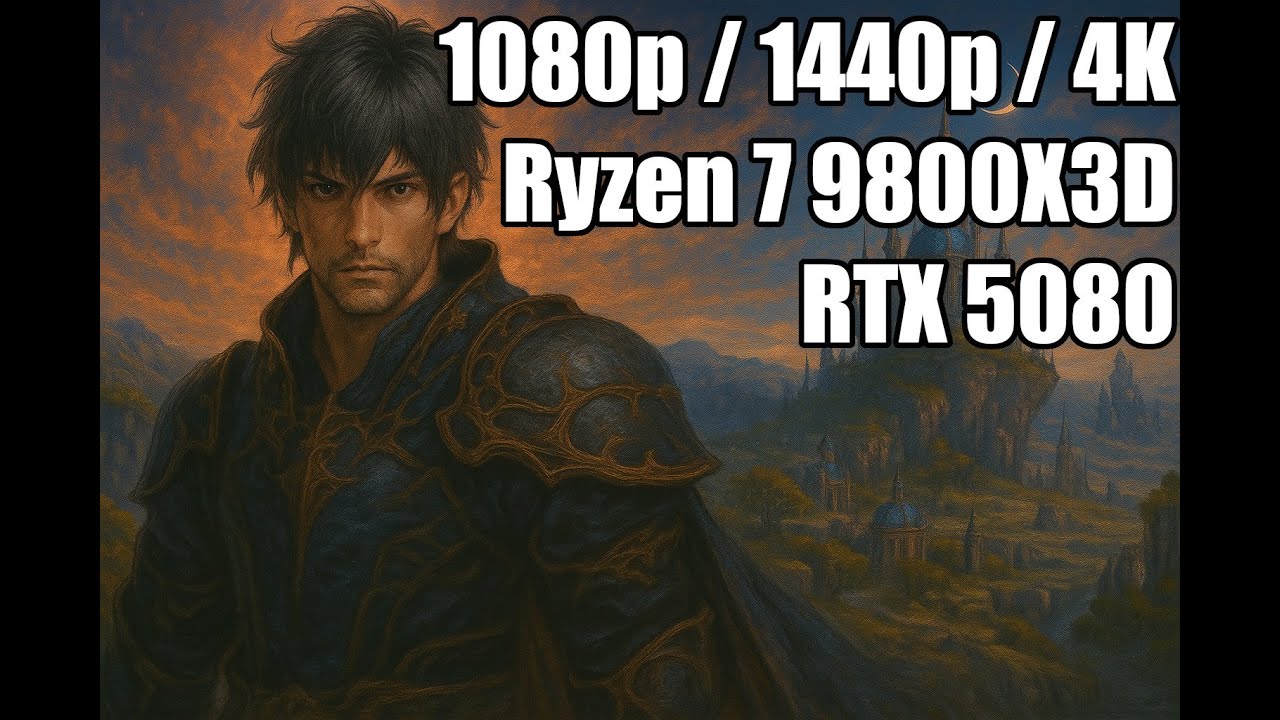 RTX 5080 + Ryzen 9800X3D | Final Fantasy XIV Benchmark (1080p / 1440p / 4K)