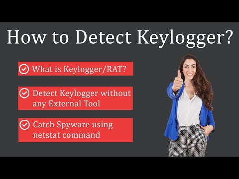 Video: So Erkennen Sie Einen Keylogger