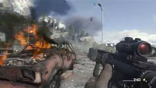 Call of Duty: Modern Warfare Remastered: Game Over: Survive The Escape Bridge Combat Gameplay