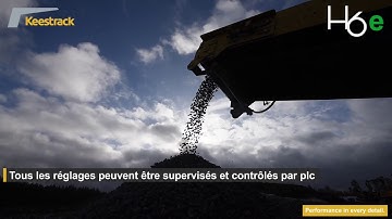 Full Hybrid Keestrack H6e Cone Crusher and B4e Jaw Crusher - French