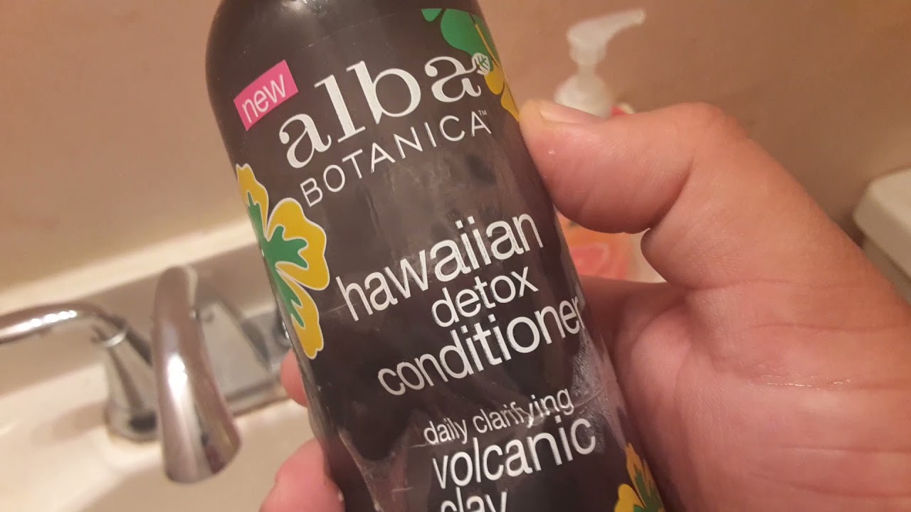 alba botanica Hawaiian detox conditioner with volcanic clay 