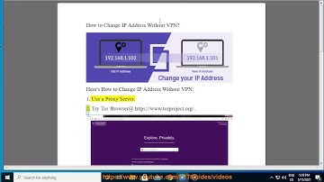 Change IP Address Without VPN