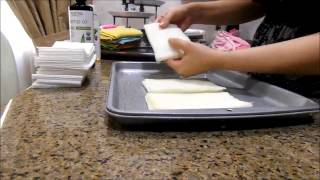 Homemade natural DIY baby wipes