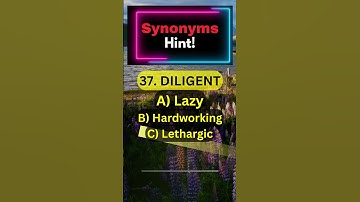 37. Enhance Your Vocabulary | Exploring Synonyms (English MCQs) | CSS MPT Exam #shorts #mpt