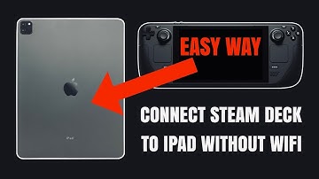 How to connect iPad as a monitor for your Steam Deck while charging / No Wifi