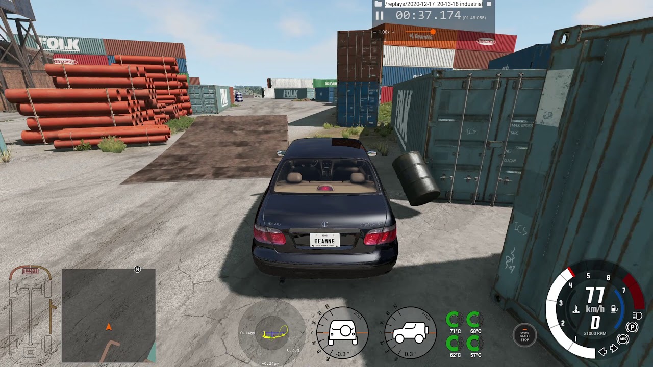 BeamNG - Warehouse and Port Playground