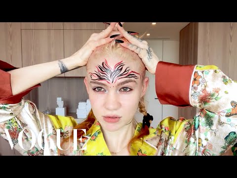 Grimes’s Pregnancy Skincare & Psychedelic Makeup Routine | Beauty Secrets | Vogue