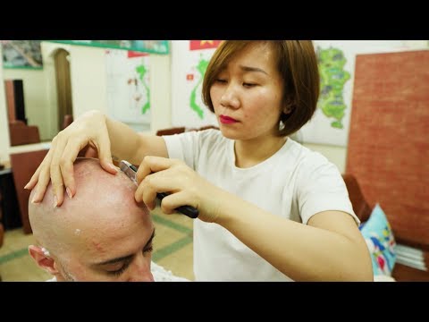 💈 Head Shave | Vietnamese Barbershop | ASMR video