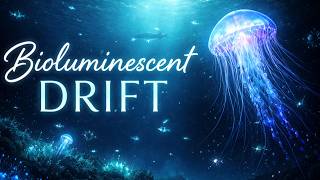 Bioluminescent Drift | 3 Hours of Deep Ocean Ambience 🌊 Glowing Sea Life & Peaceful Soundscapes