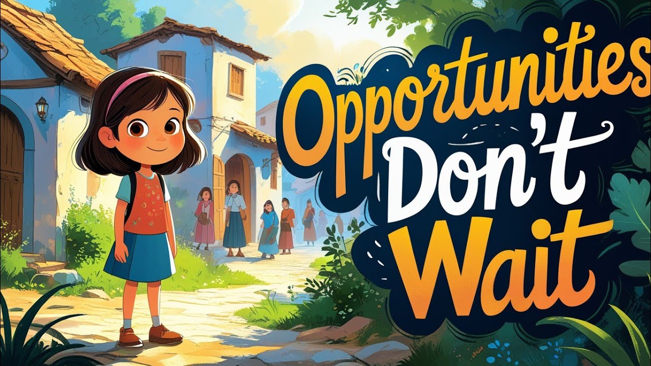 Opportunities don't wait a life changing English story | story | motivational story