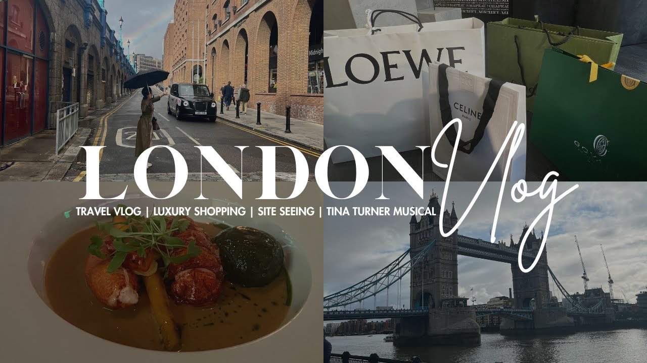 LONDON TRAVEL VLOG! BUSINESS CLASS FLIGHT, LUXURY SHOPPING, SITE SEEING, & THE TINA TURNER MUSICAL!