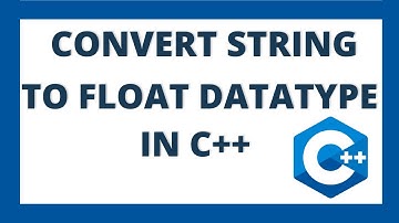 Convert string to float in c++ | C++ datatype conversion