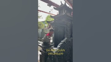 Lăng mộ đá Xanh Rêu chế Tác hoàn thiện tại xưởng #langmoda #langmodaanhquan #langmodaxanhreu