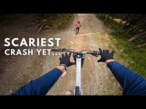 First Ride at Leogang Bike Park and I took the Scariest Crash Ever...
