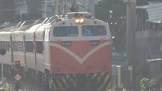 (4K) 562次 E223電力機車牽引莒光號通過北新竹車站