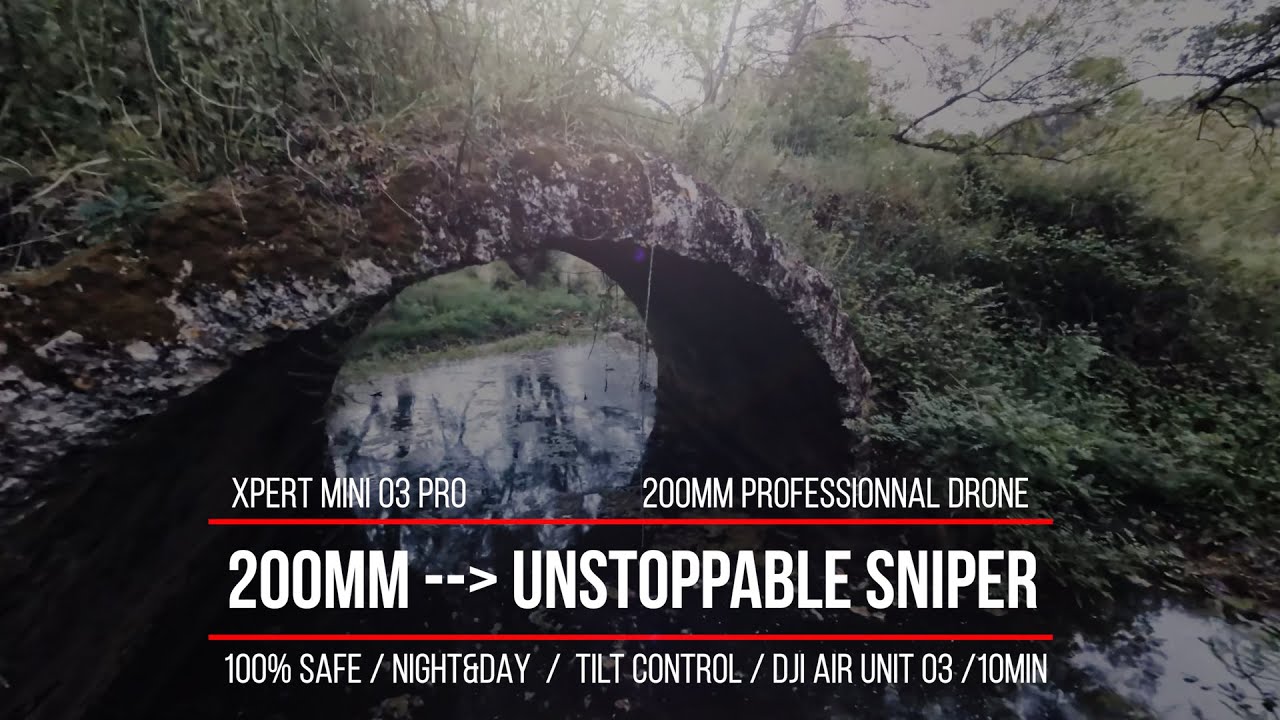 The 200mm Xpert Mini O3 Pro can fly without limits in confined places ...