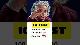 IQ Test #mathematics