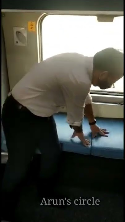 Train side Lower Berth new adjustment option | Sleeper class trains #indianrailways #shorts