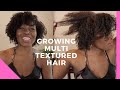 Growing Multi Textured Hair | Unband My Hair With Me, Chit Chat