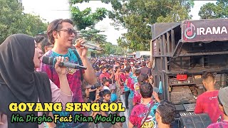 Rian Modjoe Feat Nia Dirgha Di Tengah Kemacetan Jalanan Kediri Bareng Irama Dopang | Suare Langan