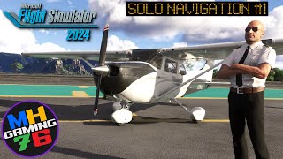 FS2024 - 1st Solo Navigation flight
