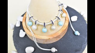 Beebeecraft DIY Bracelet with Glass Pearl Beads and Seed Beads