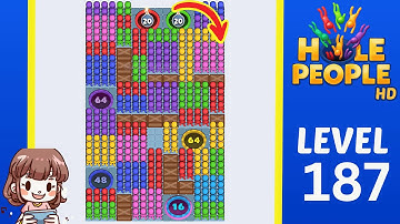 Hole People Level 187 Solution Walkthrough