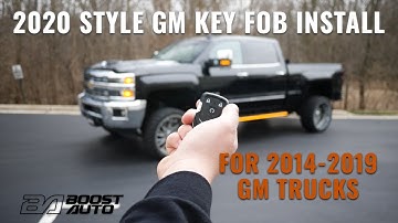 2020+ Style Chrome Key Fob OBD Programming Guide for 2014-2019 GM Trucks & SUVs - Boost Auto