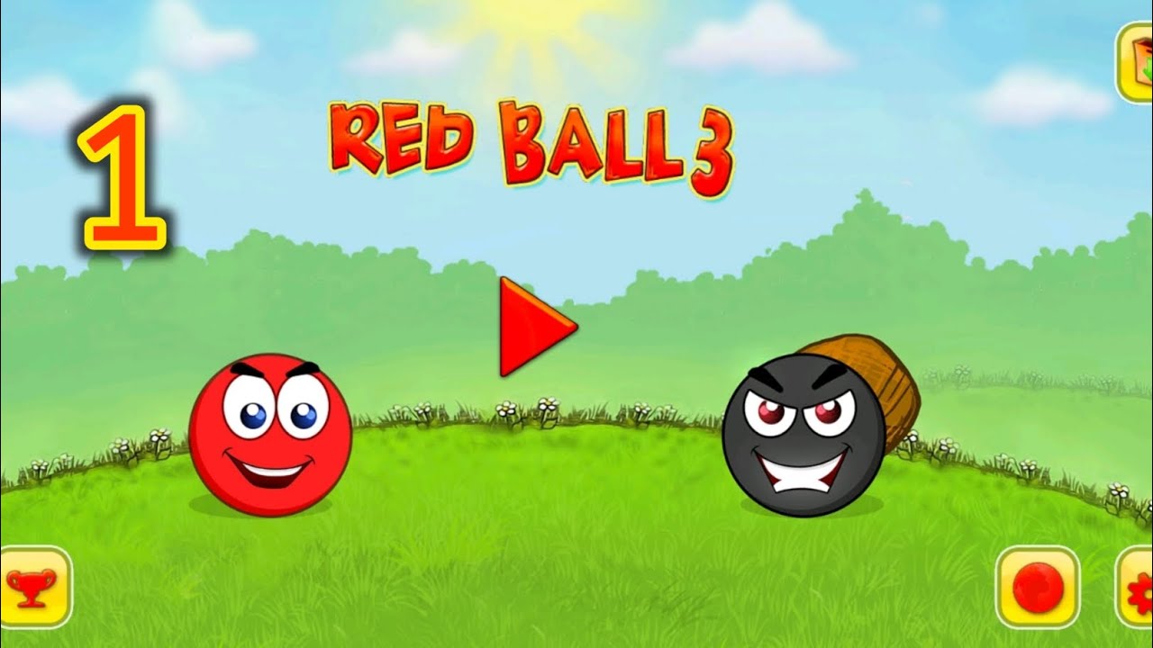 Red Ball 3 Level 01 || Red Ball 3 All Cutscenes || Red Ball 3 All Bosses Walkthrough Gameplay