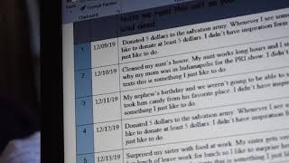 Kindness Log for English
