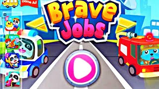 Baby Panda's Brave Jobs - flight attendant, chef, teacher, archaeologist, astronaut, Babybus. Pat-7 screenshot 4