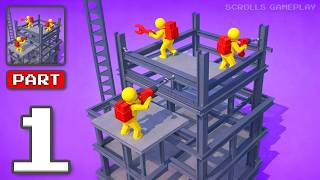 Idle Construction 3D! MAX LEVEL BUILDING EVOLUTION! Part 1 screenshot 5