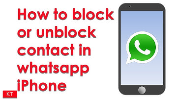 How to block or unblock a contact in Whatsapp on iPhone 5s/iPhone 6/ iPhone 7/ iPhone 7s