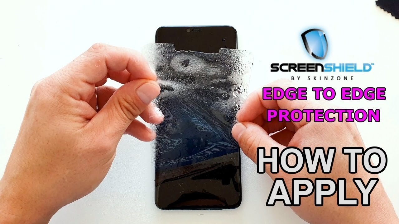 How to Install Screenshield Screen Protector on Huawei Mate 20 Pro / Samsung Galaxy S9