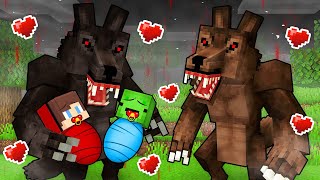 JJ and Mikey Were Adopted By WEREWOLF FAMILY in Minecraft!  Maizen