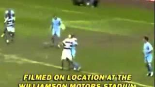 Stupid goall from Chris Brass