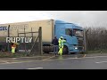 UK: Drivers stranded at Kent lorry park as they await COVID tests needed to enter France