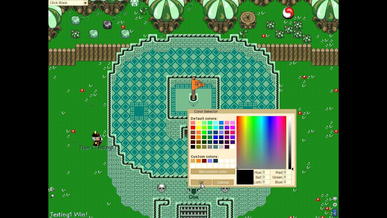 Graal the Adventure Fort Flag Customisation Preview