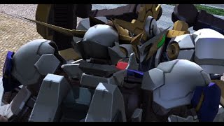 Gundam Battle Operation Next - Gundam Barbatos Lupus Rex Vs Gundam Kimaris Vidar
