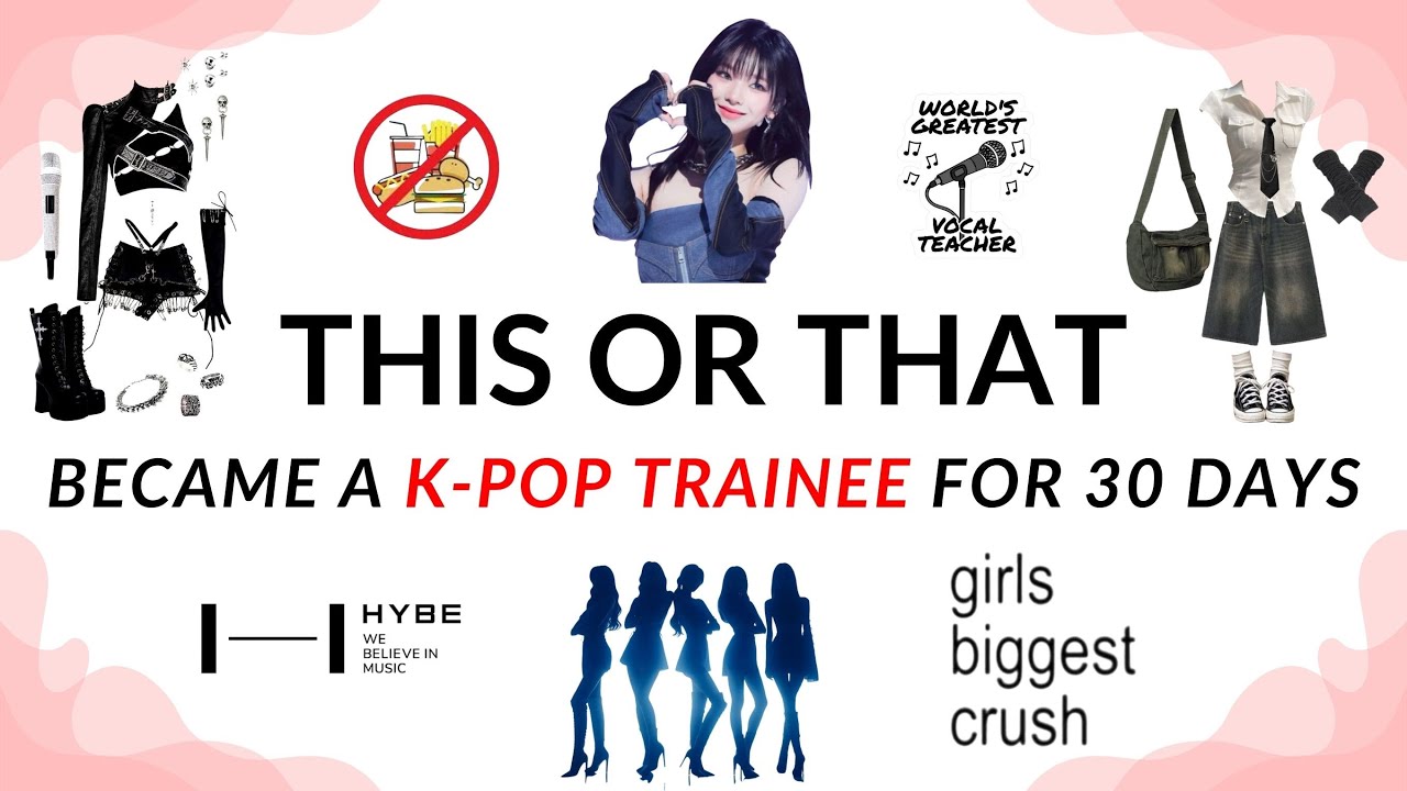 Became a K-Pop Trainee for 30 Days 💿✨ | THIS or THAT (Choose Your Path)