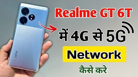 realme gt 6t me 5g kaise kare !! realme gt 6t 5g kaise chalaye !! realme gt 6t network settings