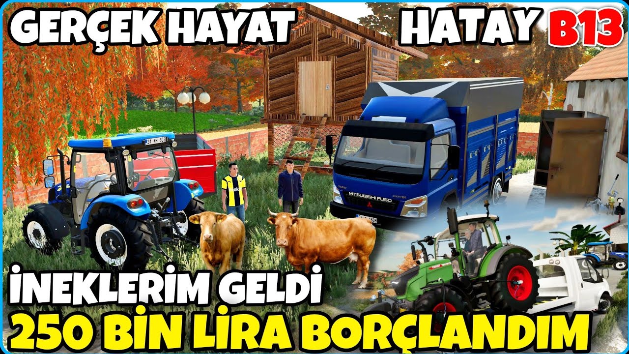 MUHTAR'A 250 000 LİRA BORÇLANDIM❗️Bir Yıl Vadeli 2 Tane İnek Aldım ! Muhtar'ın Yeni Traktörü Geldi