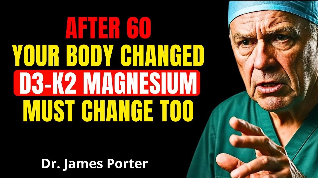 After 60, Supplement Timing Matters More Than Dosage Vitamin D, K2, and Magnesium | Senior Health