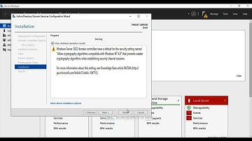How To Install And Configure Active Directory Domain Controller Windows Server 2022