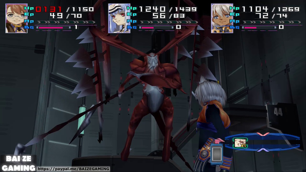 Xenosaga Ep1 18   Final Dungeon Proto Merkabah Dora and Shultz Bosses!