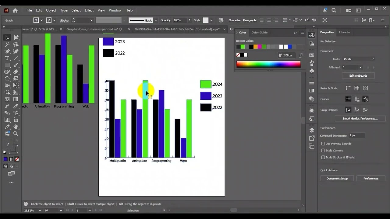 استخدام أداة Graph Tool في الإنفوجرافيك