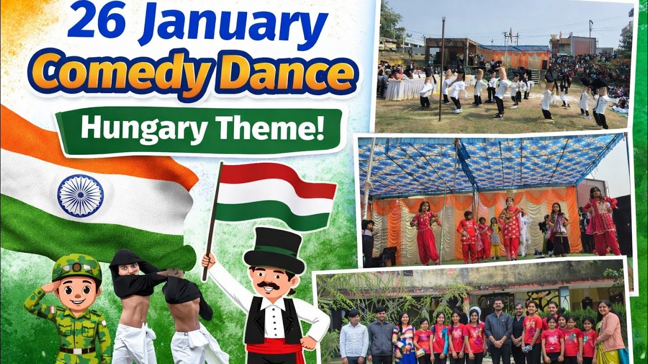 Lilliput & Hungary Theme Dance Performance By Samarth School Jethana, 26 January 2026