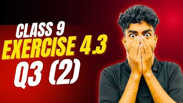 Linear equations in two variable | Exercise 4.3 Q3(2) | Class 9