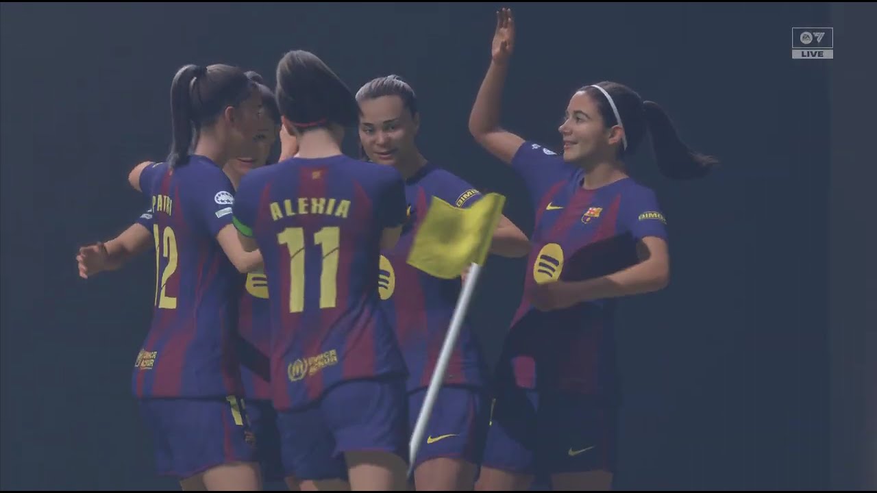 EA FC 25 / Women's Champions League Final: JUVENTUS - FC BARCELONA / Full Game