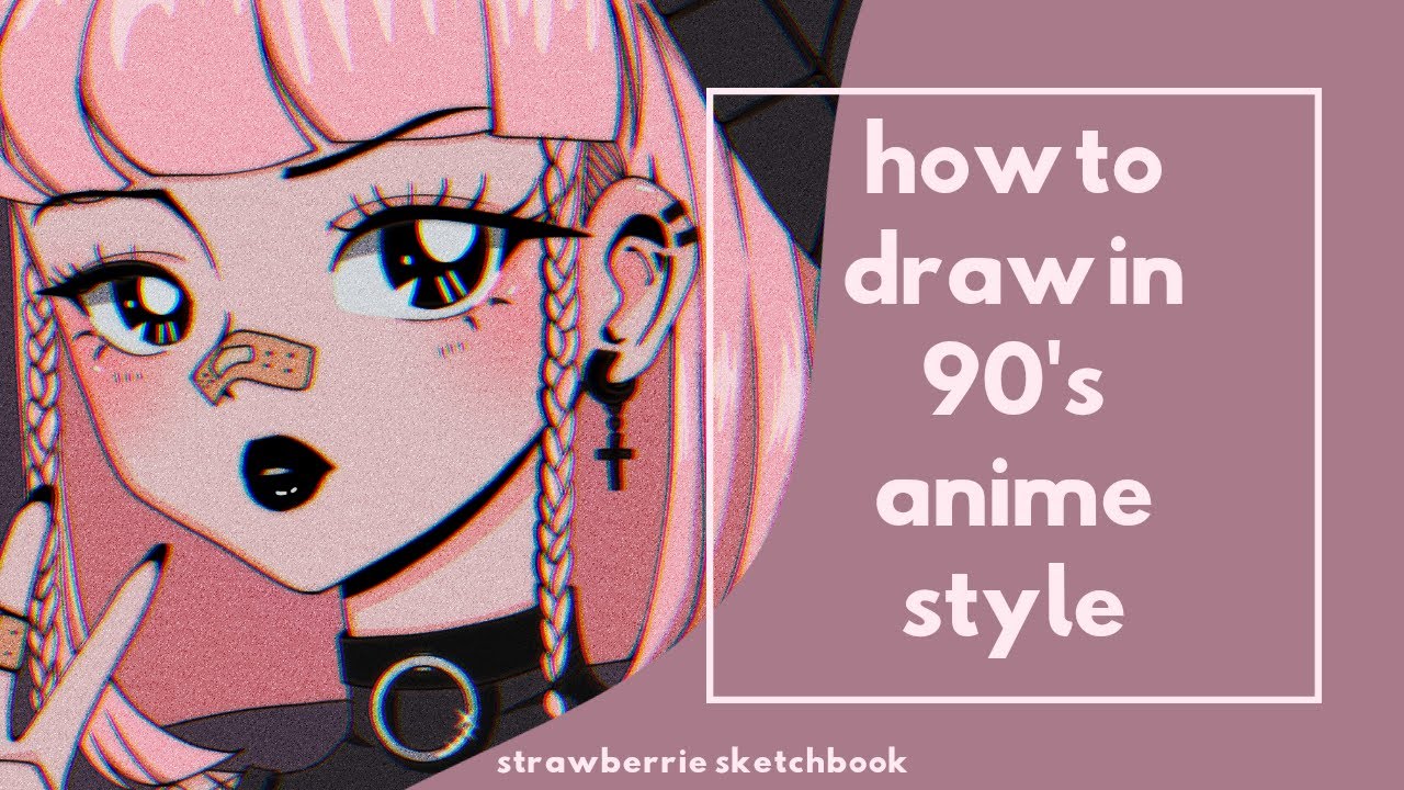 How to Draw in the 80's - 90's Anime Art Style | Speedpaint | Voiceover  Tutorial | Challenge - YouTube